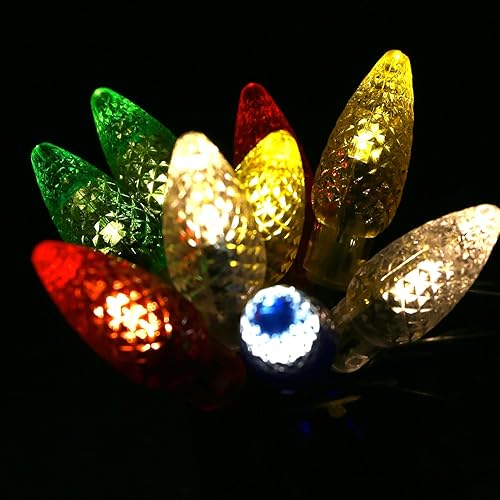 Miniatura 4 de Cable de carga de teléfono con luces LED de Navidad, cargador de teléfono con luz festiva USB tipo C, cable de bombilla LED de 50 pulgadas,