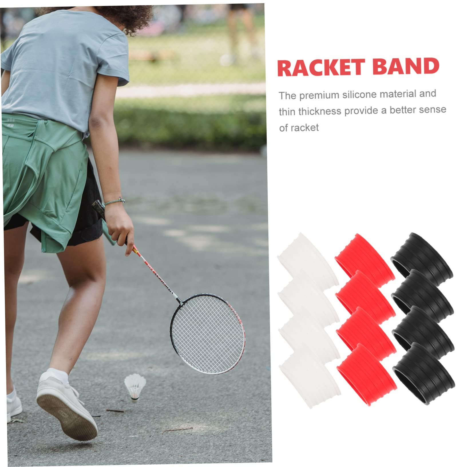 YARNOW 75pezzi Grip per Racchetta Tennis Antiscivolo Anelli Assorbenti per Badminton e Tennis Protezione Professionale per Impugnatura Racket