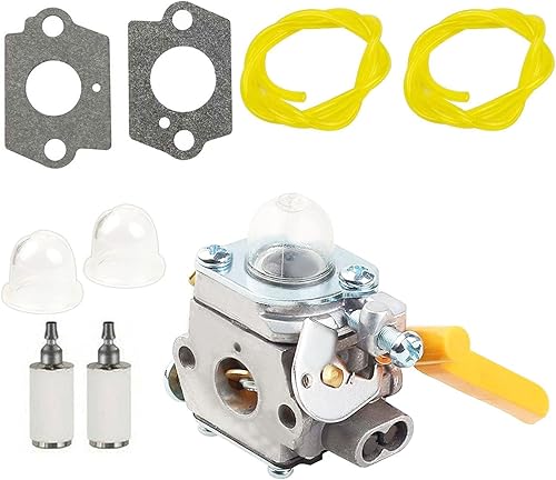 TINVHY 308054077 Kit de carburador de repuesto para Ryobi RY28100 RY28101 RY28120 RY28121 para Homelite 25cc 26cc 30cc UT33600 recortadora de