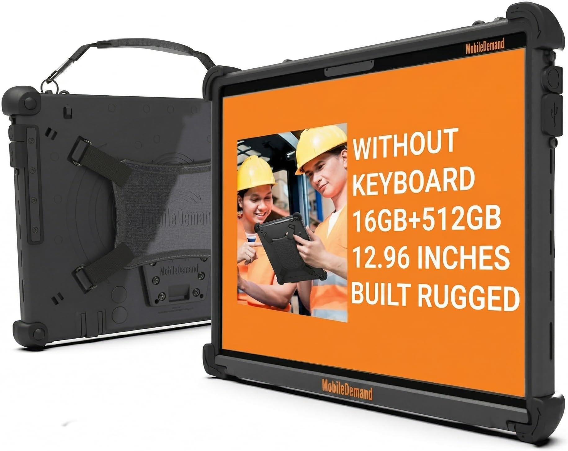 MobileDemand Flex 12C Rugged Windows 11 Pro Tablet 12.96", Intel i3-1215U, 16GB RAM, 512GB SSD, AMOLED 2880x1920 Touchscreen, WiFi 6, USB-C, HDMI
