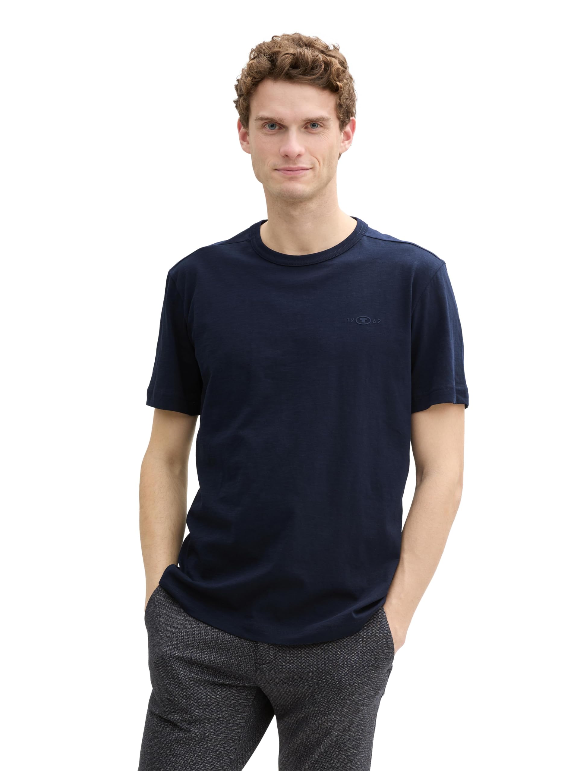 Tom Tailor Herren 1045627 T-Shirt (1er Pack)