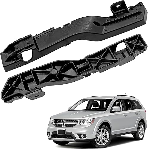 Juego de soporte de parachoques delantero  Par izquierdo y derecho para D0dge Journey 2009-2020  Reemplaza 5178411AD, 5178410AD, CH1032105,