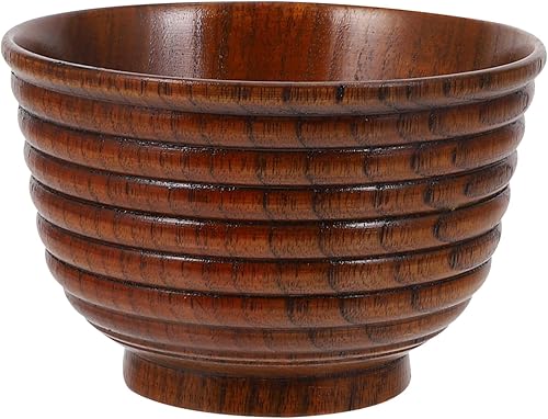 GLEAVI Tazón de madera de flor de cerezo Tazón de pasta Tazón de arroz de madera Tazones de ensalada de madera Tazón de ensalada de pasta Tazón de