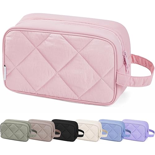 Narwey Travel Toiletry Bag for Women Traveling Dopp Kit Men Travel Bag for Toiletries Cosmetic Bag Makeup Bag Medicine Bag for Traveling