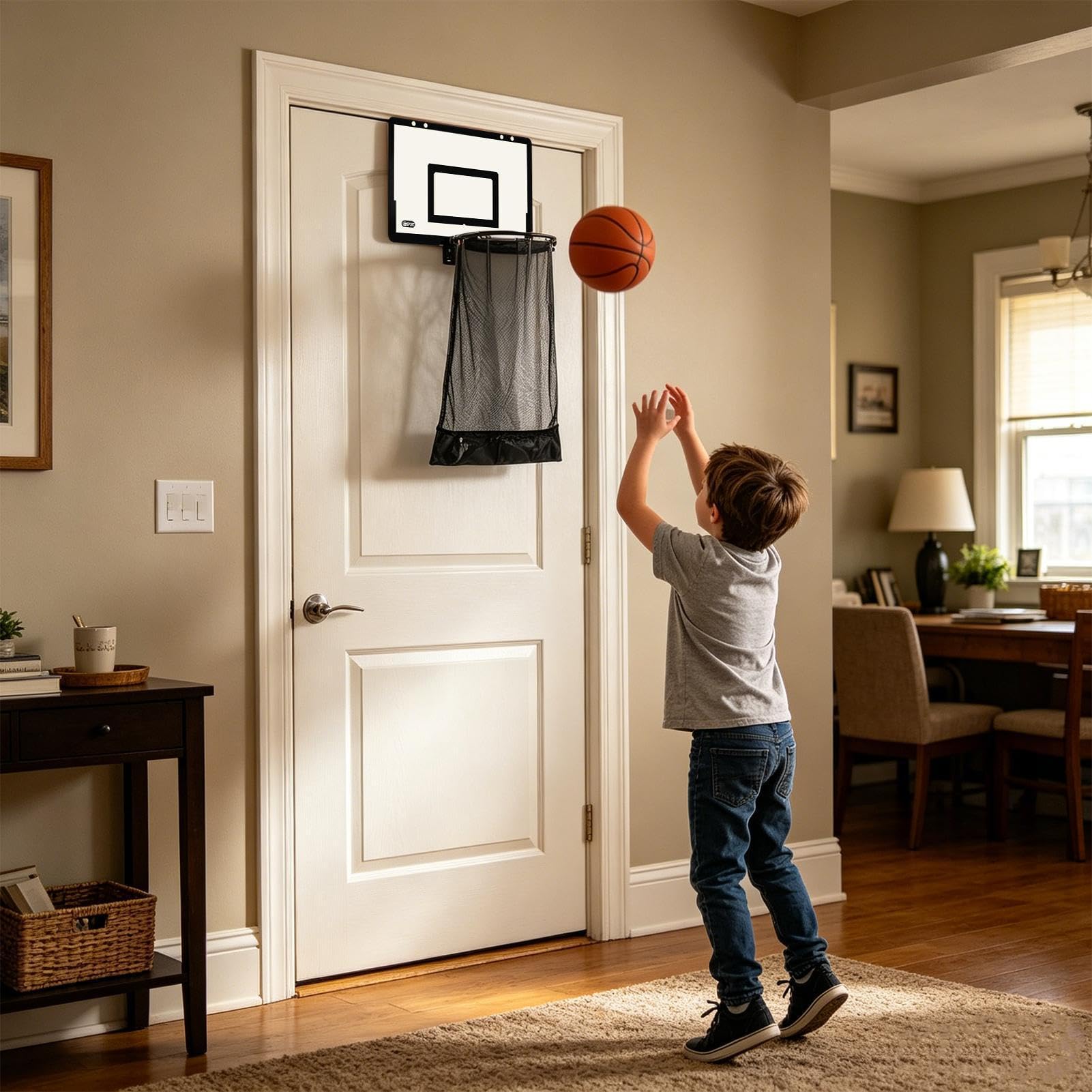 Basketballkorb für den Innenbereich – Polycarbonat und Kunststoff | großes Panel D
