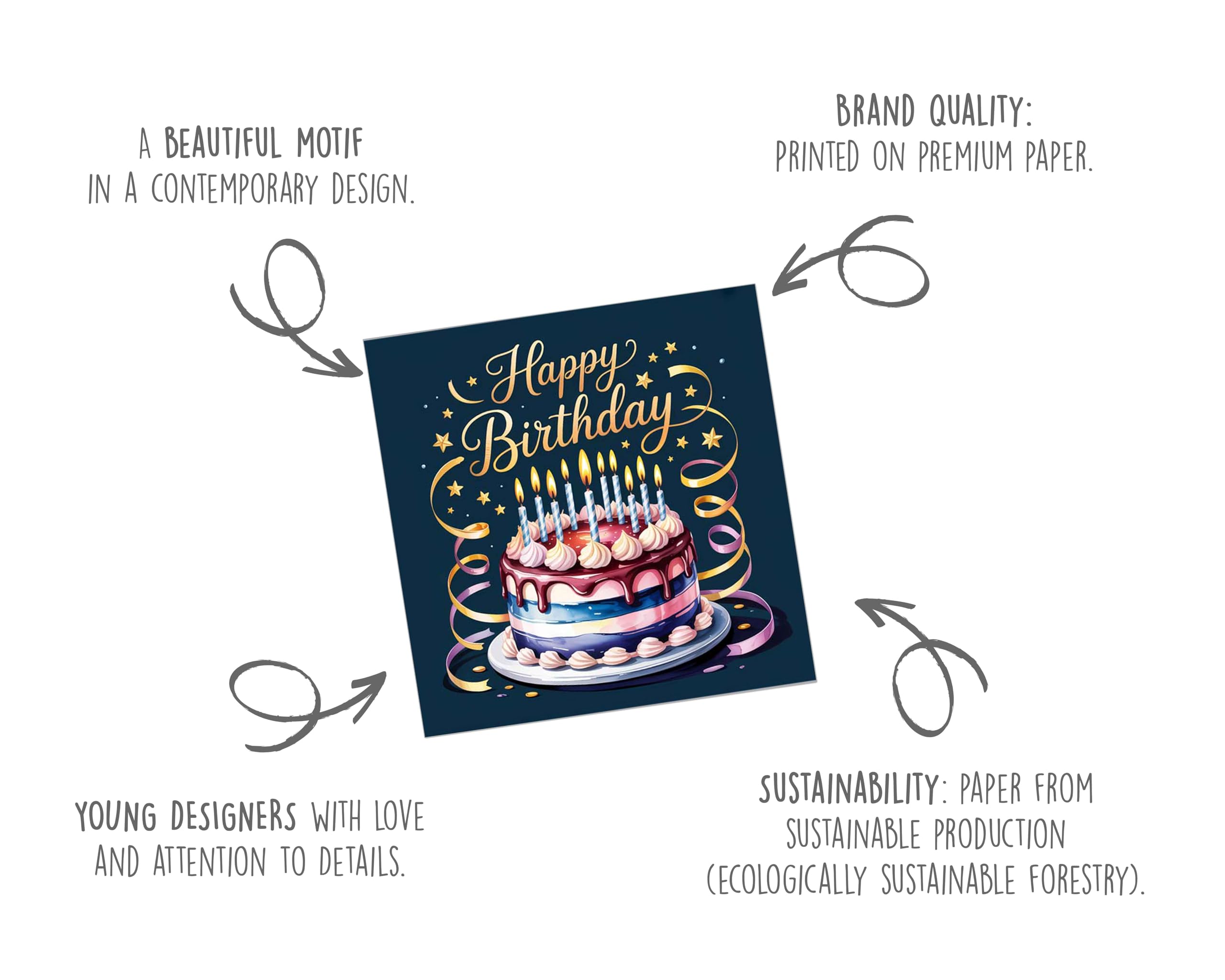 Biglietto Compleanno Tigre Edition Seidel | Auguri Esclusivi Con Busta
