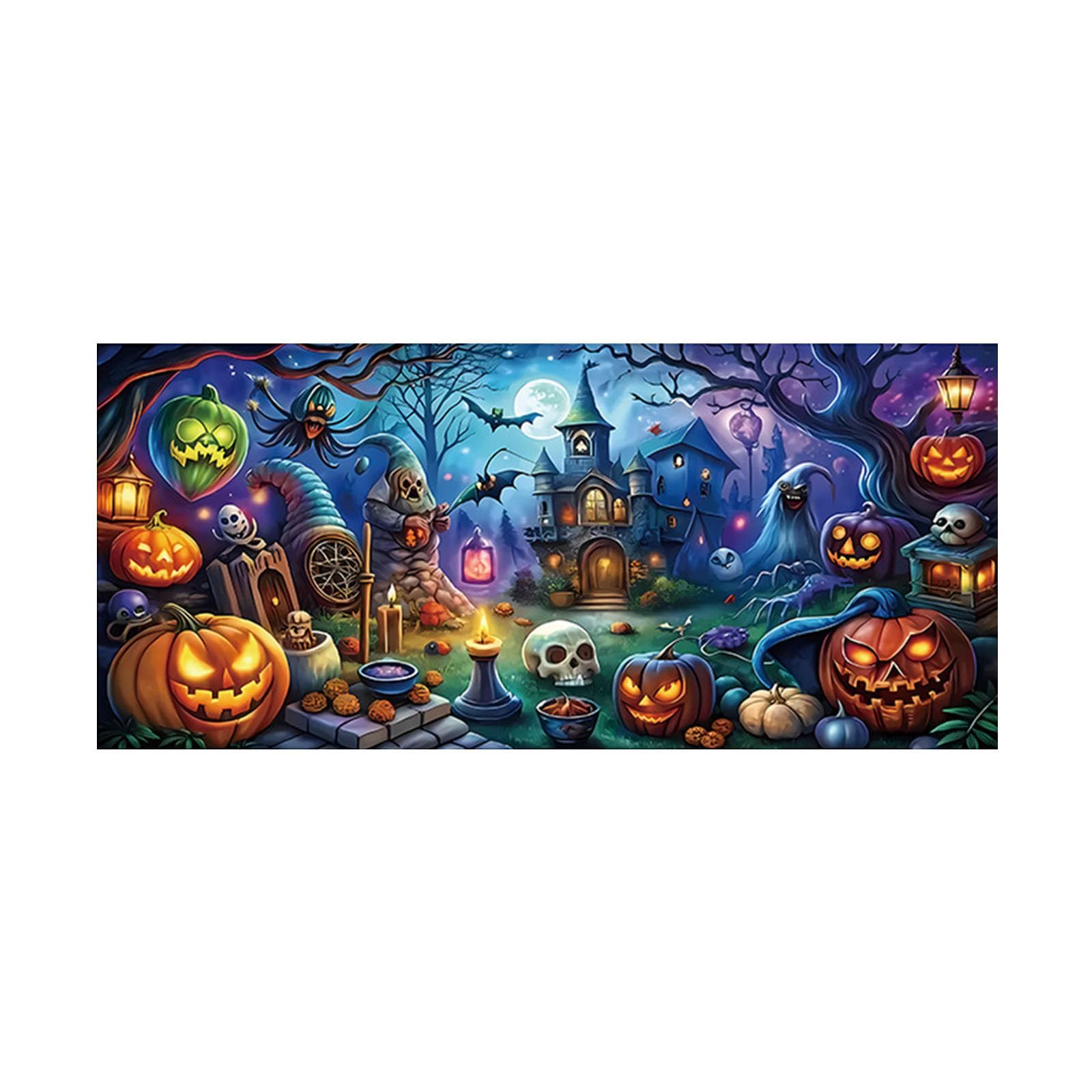 Halloween Banner „Girls Will Be Girls“ – Vintage-Hexen Design, 127x152 Cm, Polyester, Für Party-Deko