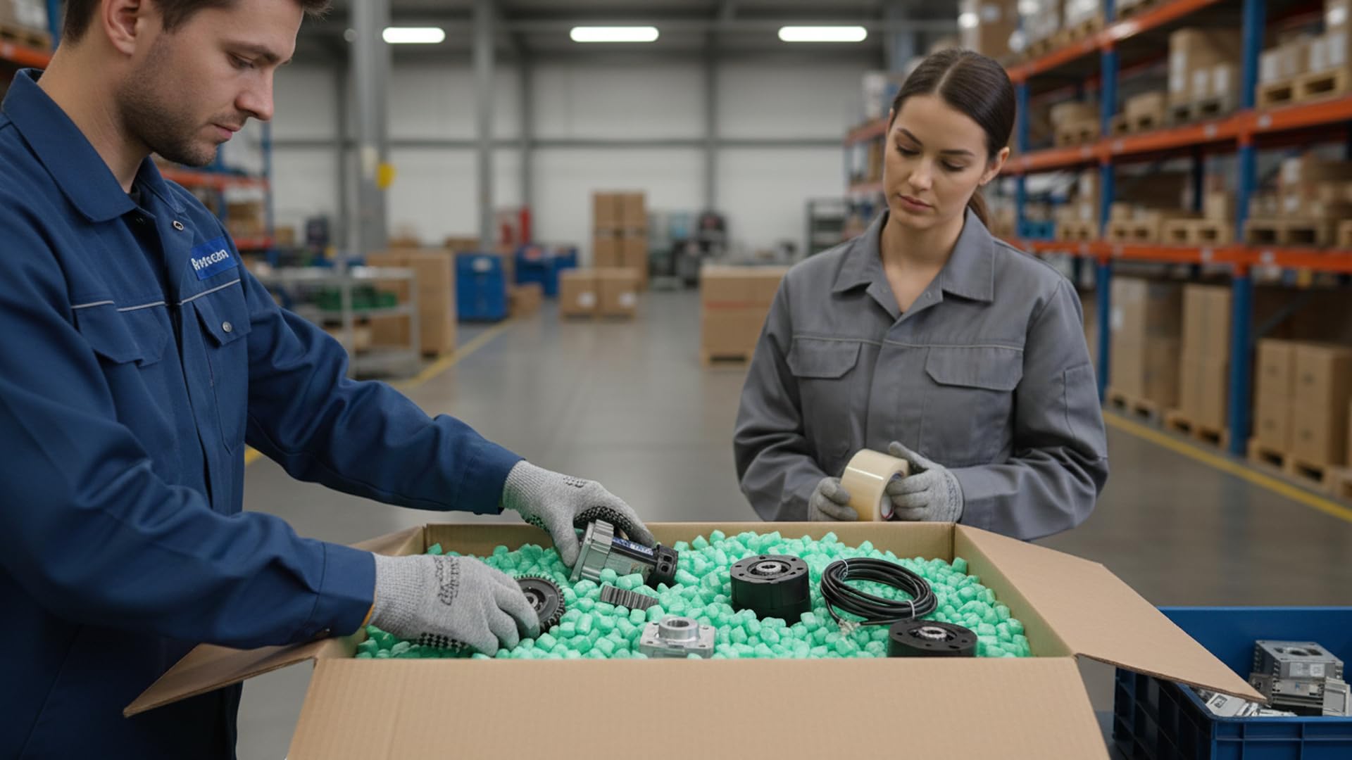 kaiserkraft | Verpackungschips flo-pak® | Inhalt 500 l | grün