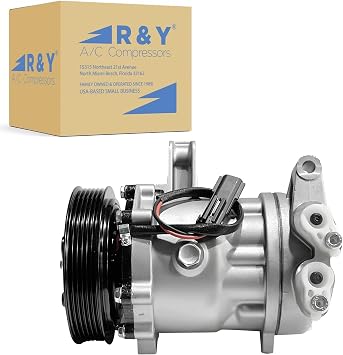 RYC New Automotive Air Conditioning Compressor and A/C Clutch FH576-01 | Fits Jeep Liberty 3.7L 2002-2005