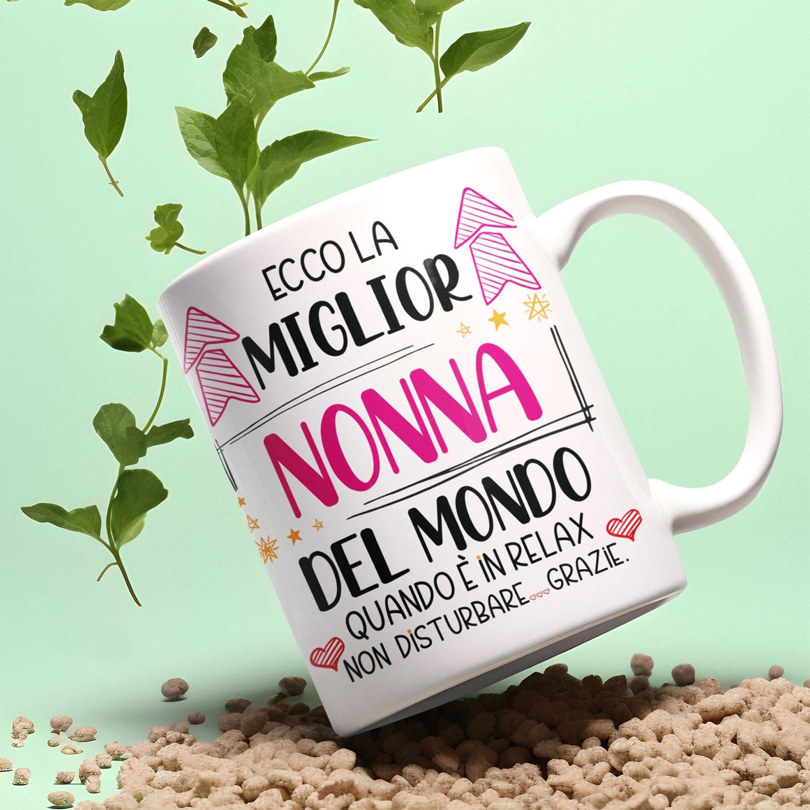 Tazza Regalo Per Nonno O Nonna – 'My Favourite Grandchild' – Ceramica, Lavabile In Microonde