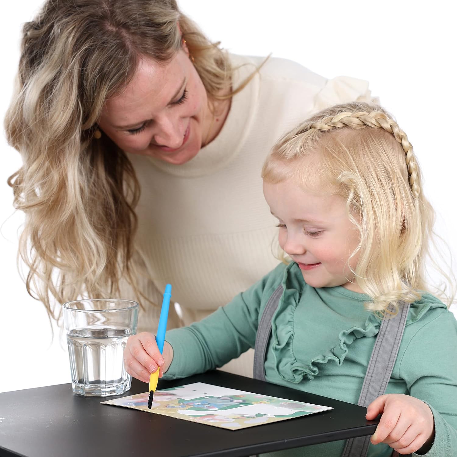 SES Creative 14459 Colouring with Water - Hidden Animals Mega Set