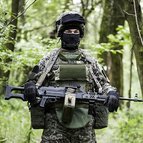 Miniatura 4 de Qavctw Tactical Admin Pouch Bag with Hook and Loop Tool Storage Bag Snack Pouch Candy Bag Hanging Pouches Backpack Accessory Pouch