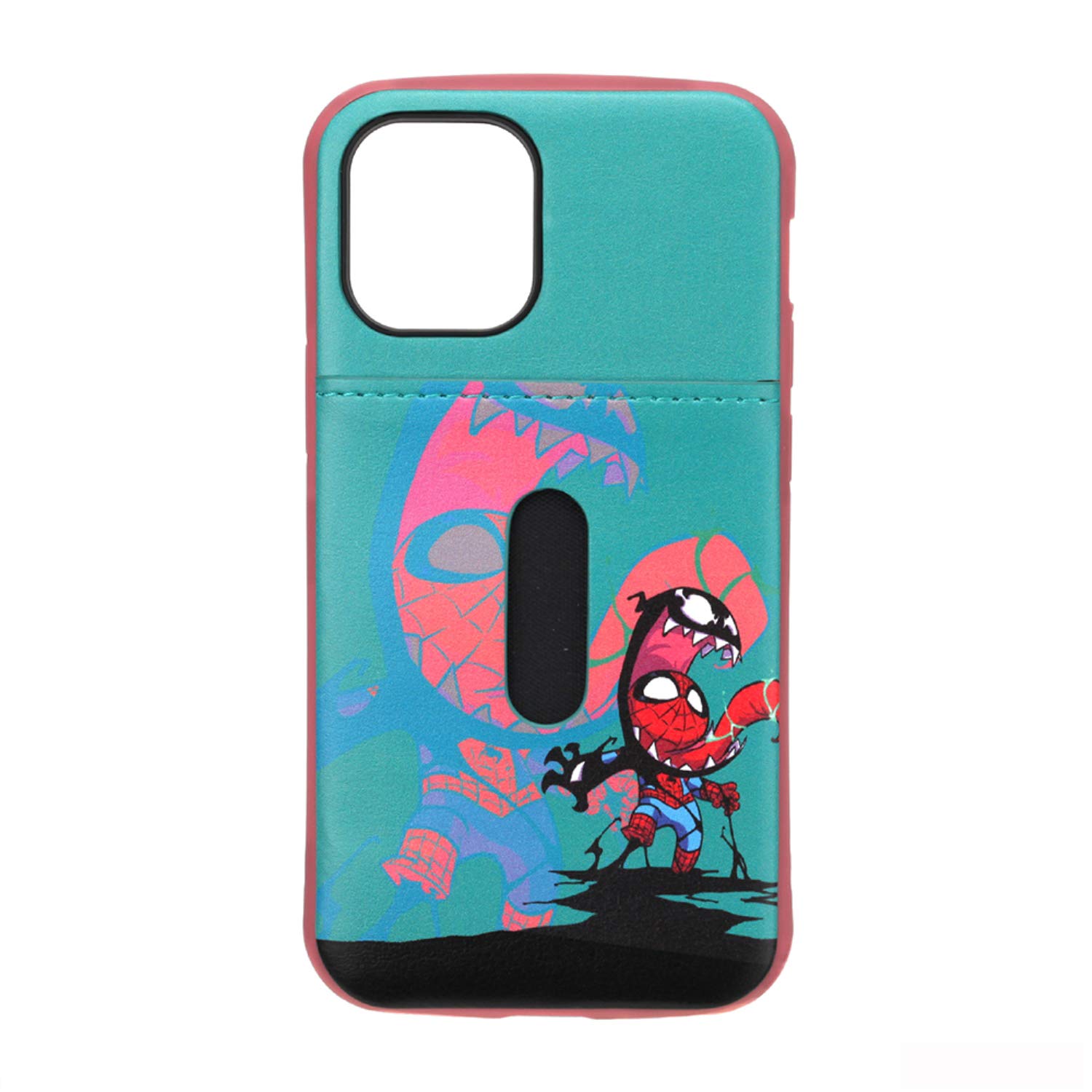 Premium Style iPhone 12 mini用 タフポケットケース スパイダーマン＆ヴェノム PG-DPT20F21SPM