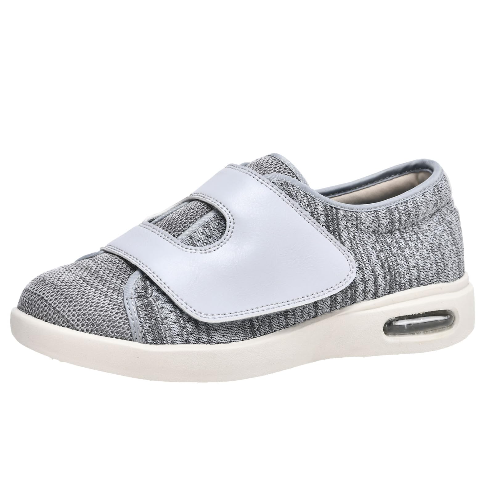 Scarpe da Ginnastica Extra Larghe, Scarpe da Passeggio per Esterni con Ampia Larghezza Regolabile, Cuscino d'Aria, Chiusure Regolabili, Scarpe da Passeggio Ortopediche,42EU