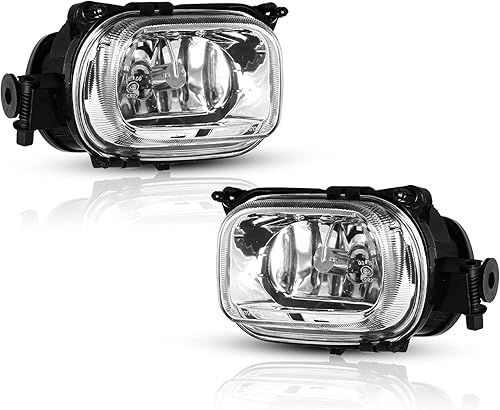 Miniatura 1 de AUTOWIKI Lámparas antiniebla compatibles con Mercedes Benz E280E500E300E320E420E430E55 AMG Driver Passenger Replacement 12V55W Bombillas incluidas