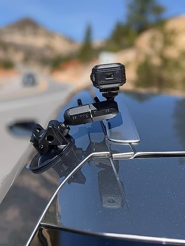 Miniatura 7 de Panavise 13150 ActionGrip - Kit de montaje para cámara con ventosa 3 en 1 (negro mate)