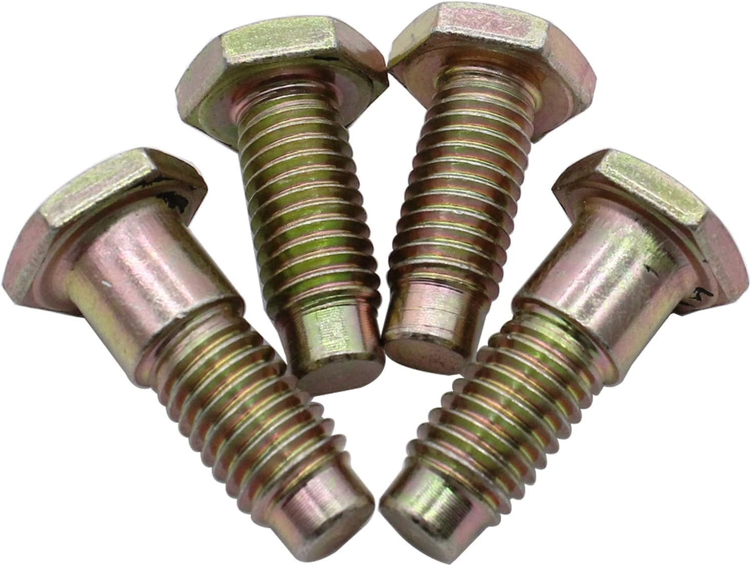 4PCS Front Seat Belt Floor Pan Mounting Attachment Bolts Bow Tie Head Hardtop Compatible with 1964-77 GM A-body C-hevelle/GTO/Cutlass