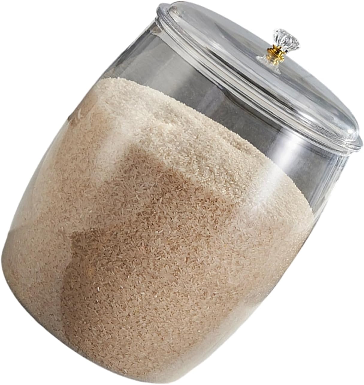 Multipurpose PET Storage Jars with Leakproof Designs Great for Offices Bathroom and Dormitory Use Airtights Clear Canisters