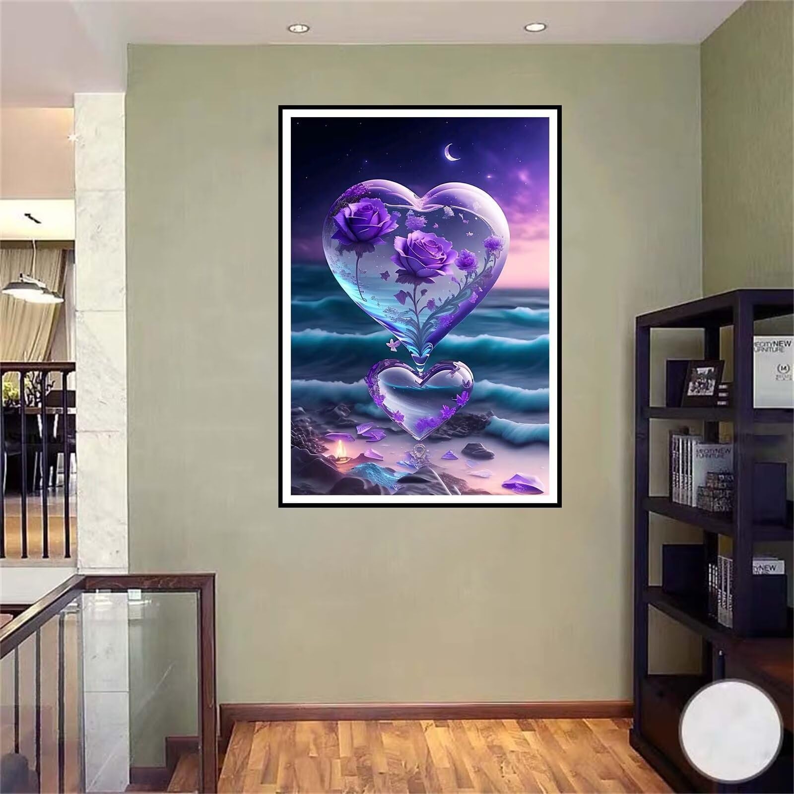 Kit Diamond Painting 5D Spiaggia - Mosaico DIY Per Decorazione Murale 30x40 Cm - Foto 11