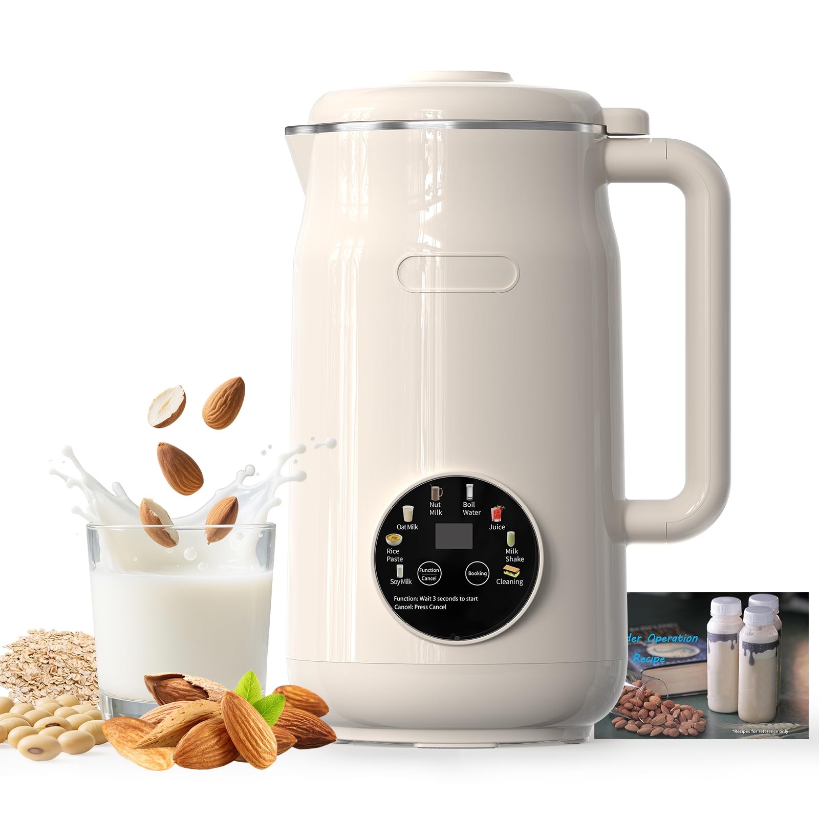 Amazon.com: 8 in 1 Nut Milk Maker Machine, 50oz Automatic Soy Milk