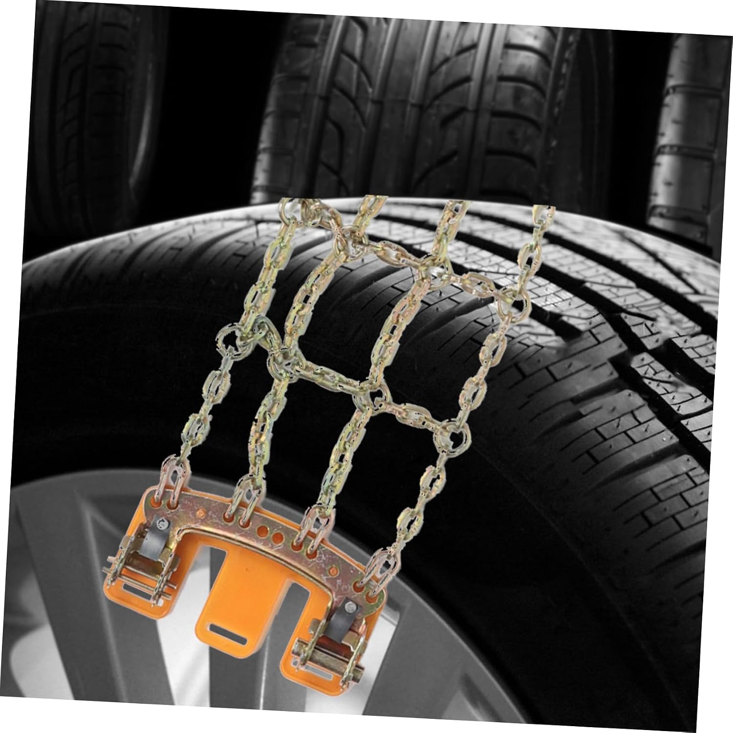 OUNONA Snow Chains for Suvs Cars Car Tire Chains for Ice Mud Thickened Tire Emergency