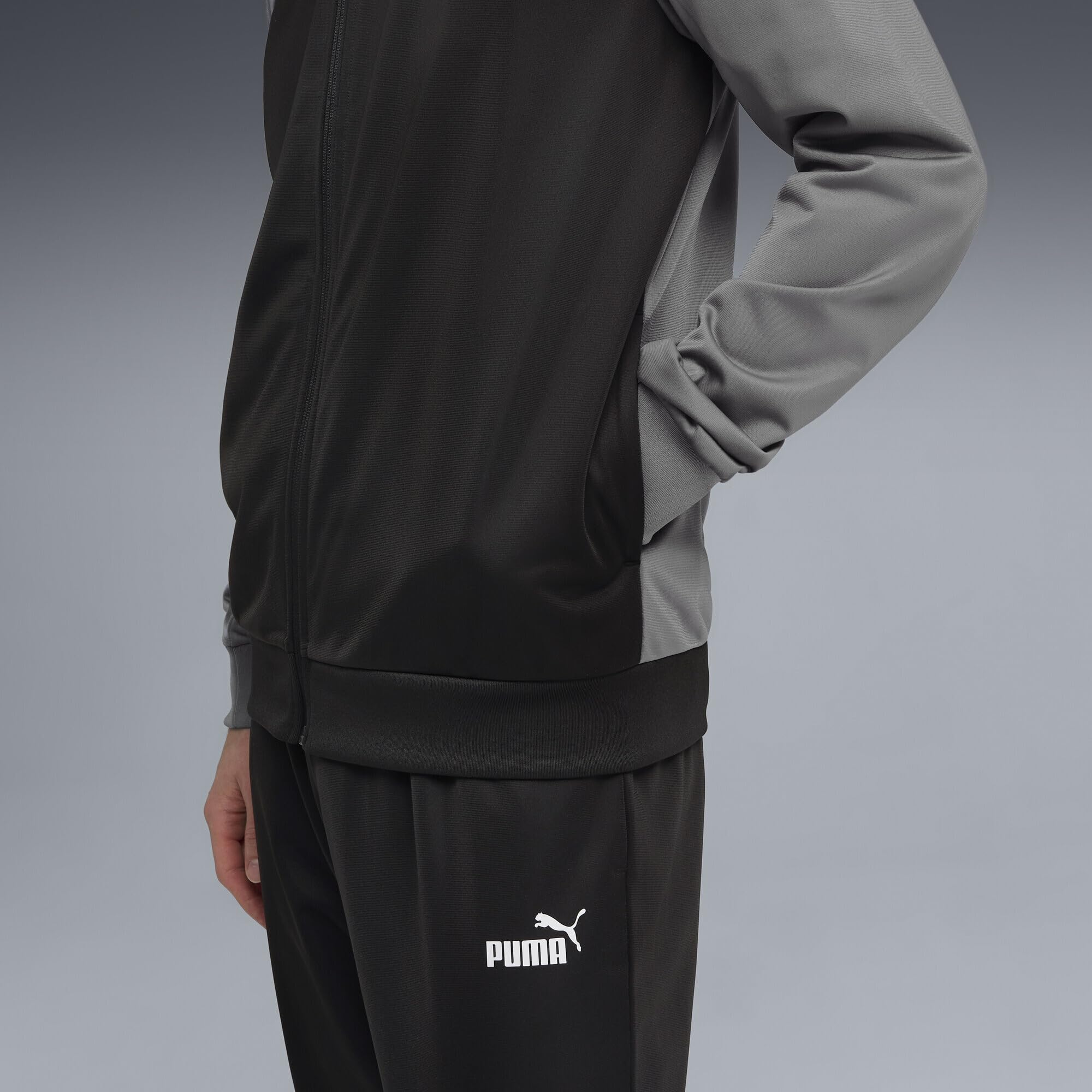 PUMA Herren Colourblock Trainingsanzug L, Black – Ansicht 6