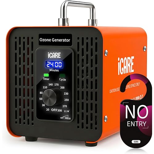 Ozone Generator 60000mg/h, High Capacity Digital Ozone Machine Odor Removal