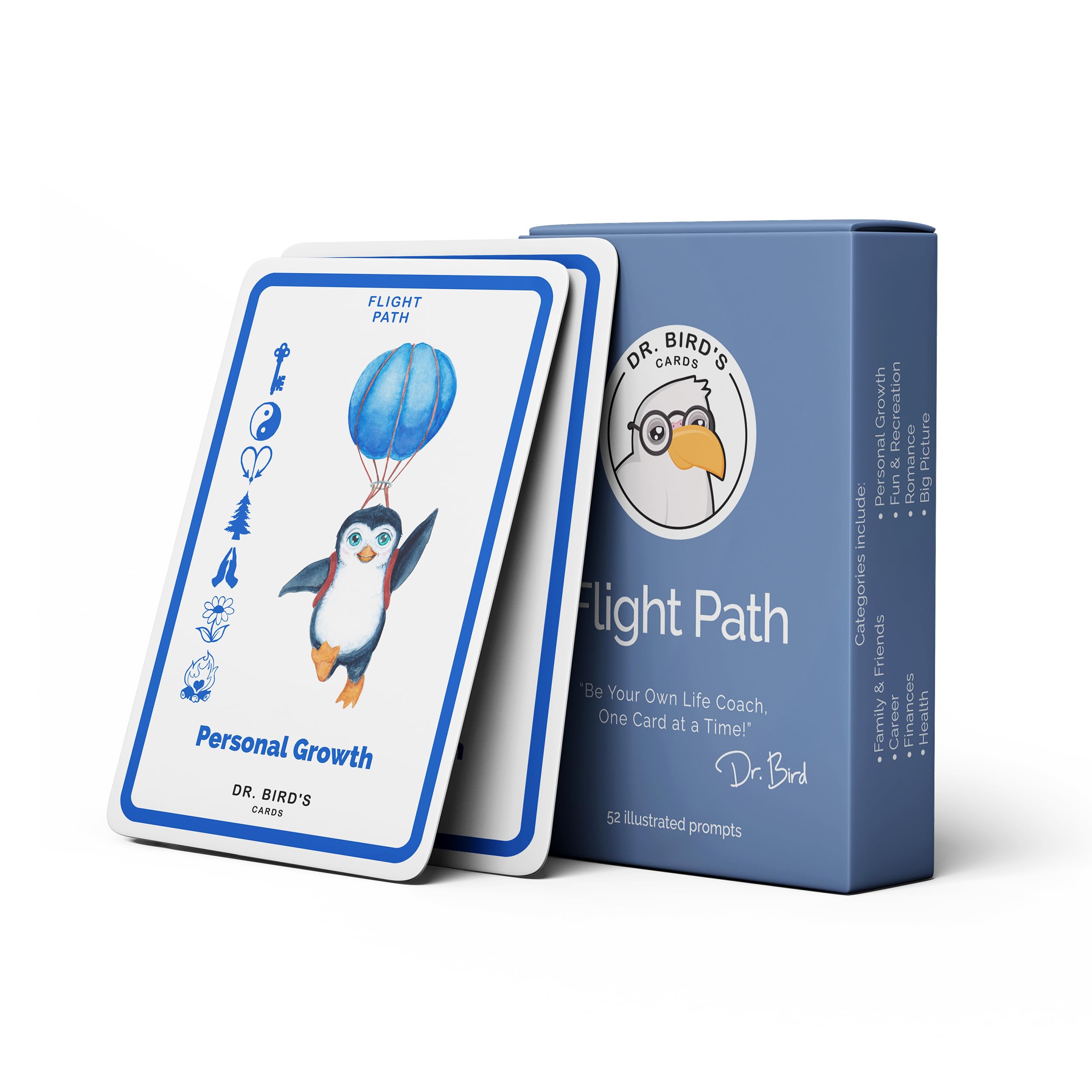 Dr. Birds Cards Flight Path, 52 Unique Self-Guided Coaching Cards - Personal Development Card Game - Inspirational Card Game with Hand-Drawn Illustrations (B0D3Q8WY22) Amazon Price History, Amazon Price Tracker
