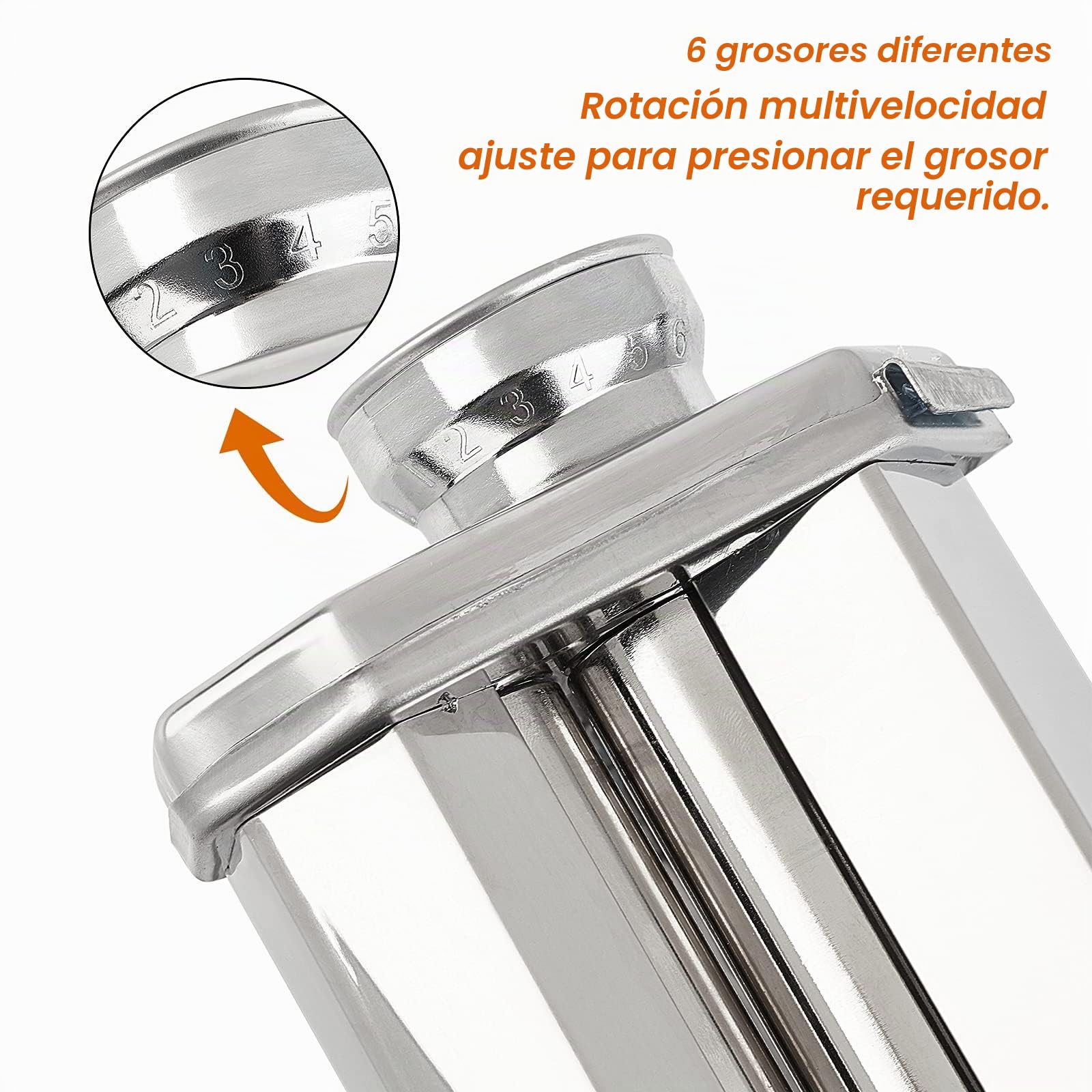 Pandahall Prensa de Arcilla Polimérica Extensores de Arcilla Mezcladora Prensas de Arcilla Manual Máquina de Prensa 6 Opciones de Grosor para Aplanar Y Suavizar (Abrazadera de Mesa Incluida)