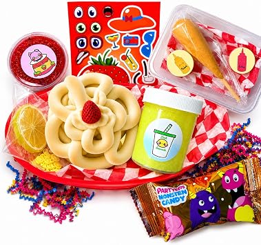 Hoshimi Slimes State Fair Food DIY Slime Kit Ages 8+ Scented Handmade Sensory ASMR Toy Gift Set