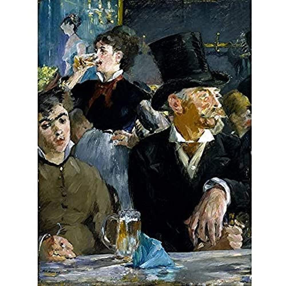 Edouard Manet At The Cafe Unframed Wall Art Print Poster Home Decor Premium