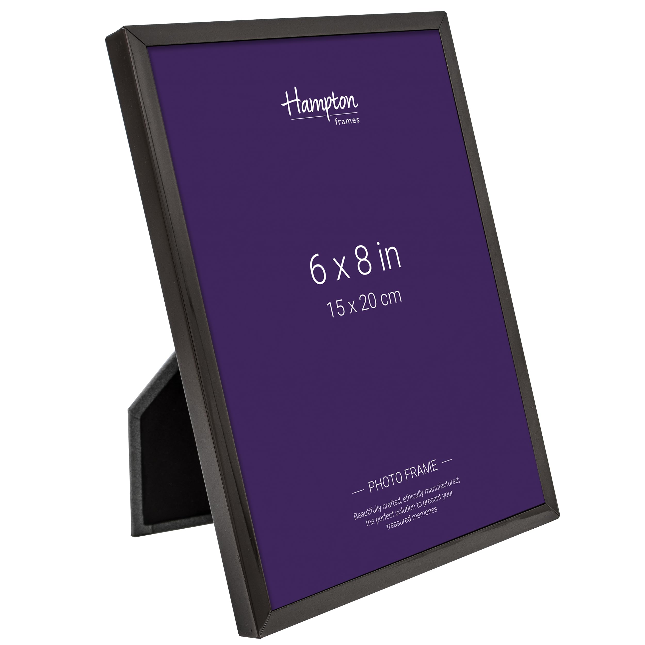 Hampton Frames KINGSBRIDGE Picture Frame, Black, 6x8 (15x20cm) - Image 2