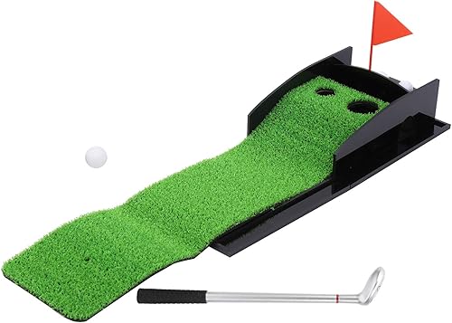 Miniatura 2 de Mini Putting Green, escritorio putting verde robusto y verde para interiores para practicar en interiores para entusiastas