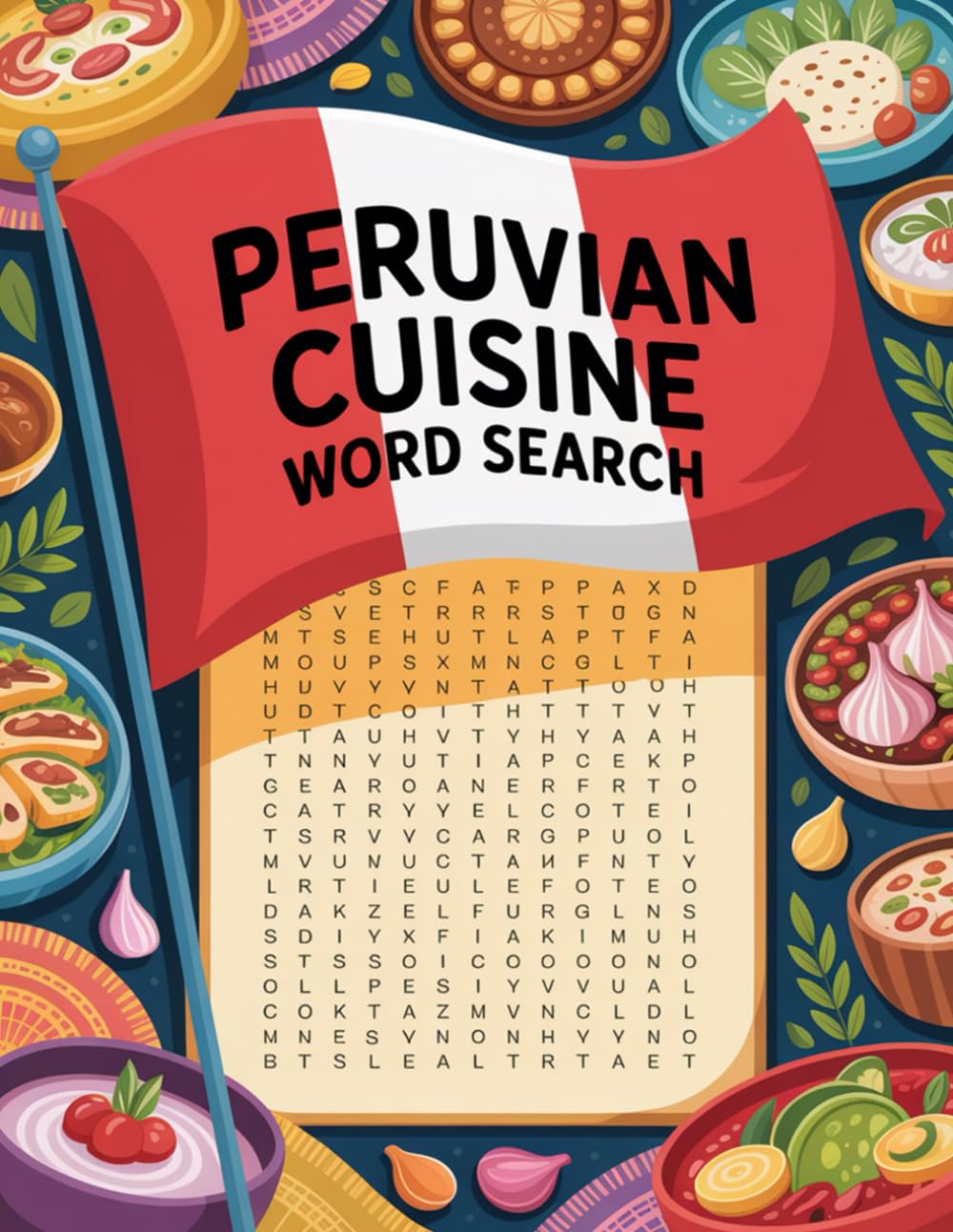 World Flavors: Peruvian Cuisine Word Search — Dishes, Ingredients & Traditions: Large Print (World Flavors: A Global Cuisine Word Search Series)
