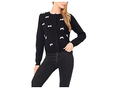CeCe Ribbon Applique Cardigan Women