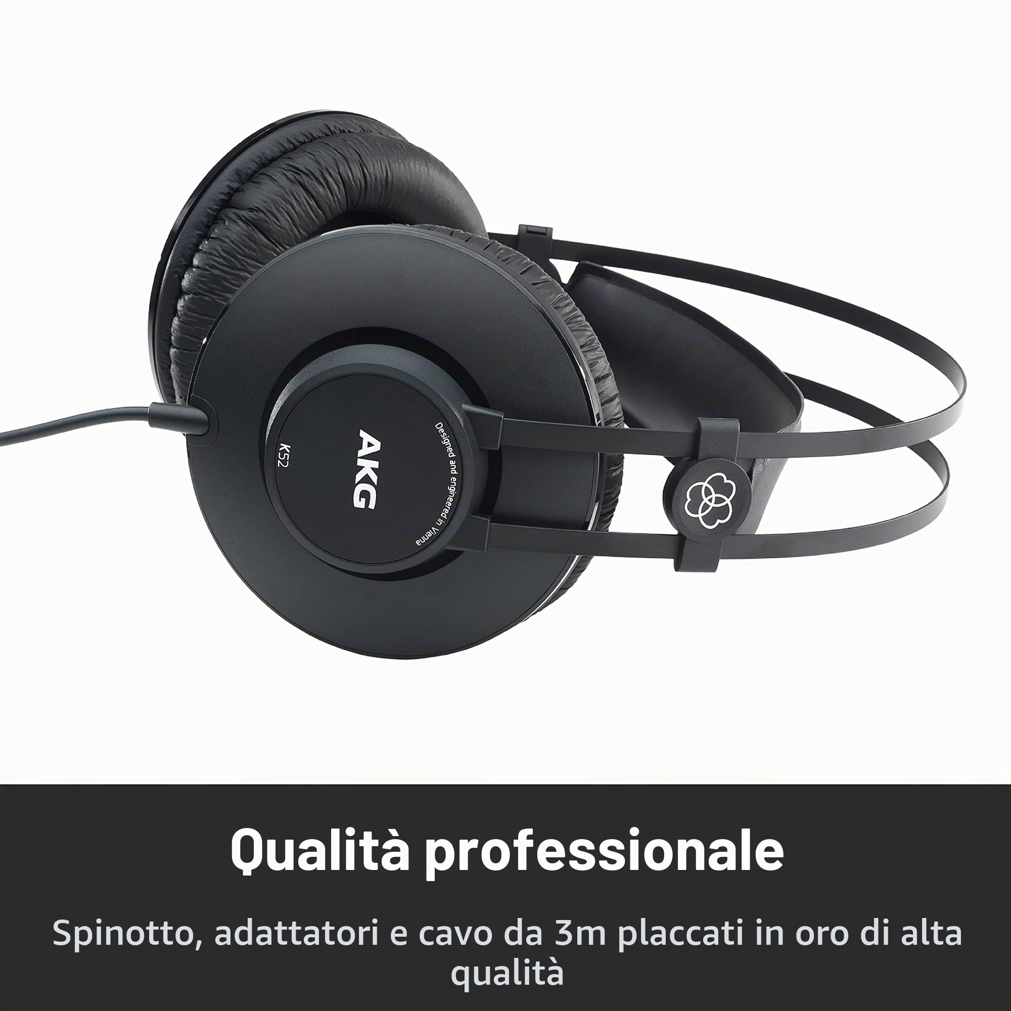 M-Audio M-Track Duo — Interfaccia audio Scheda audio Esterna USB per registrazione, streaming, podcasting con ingressi XLR, Line e DI e software & AKG K52 Closed Back Cuffie, Nero
