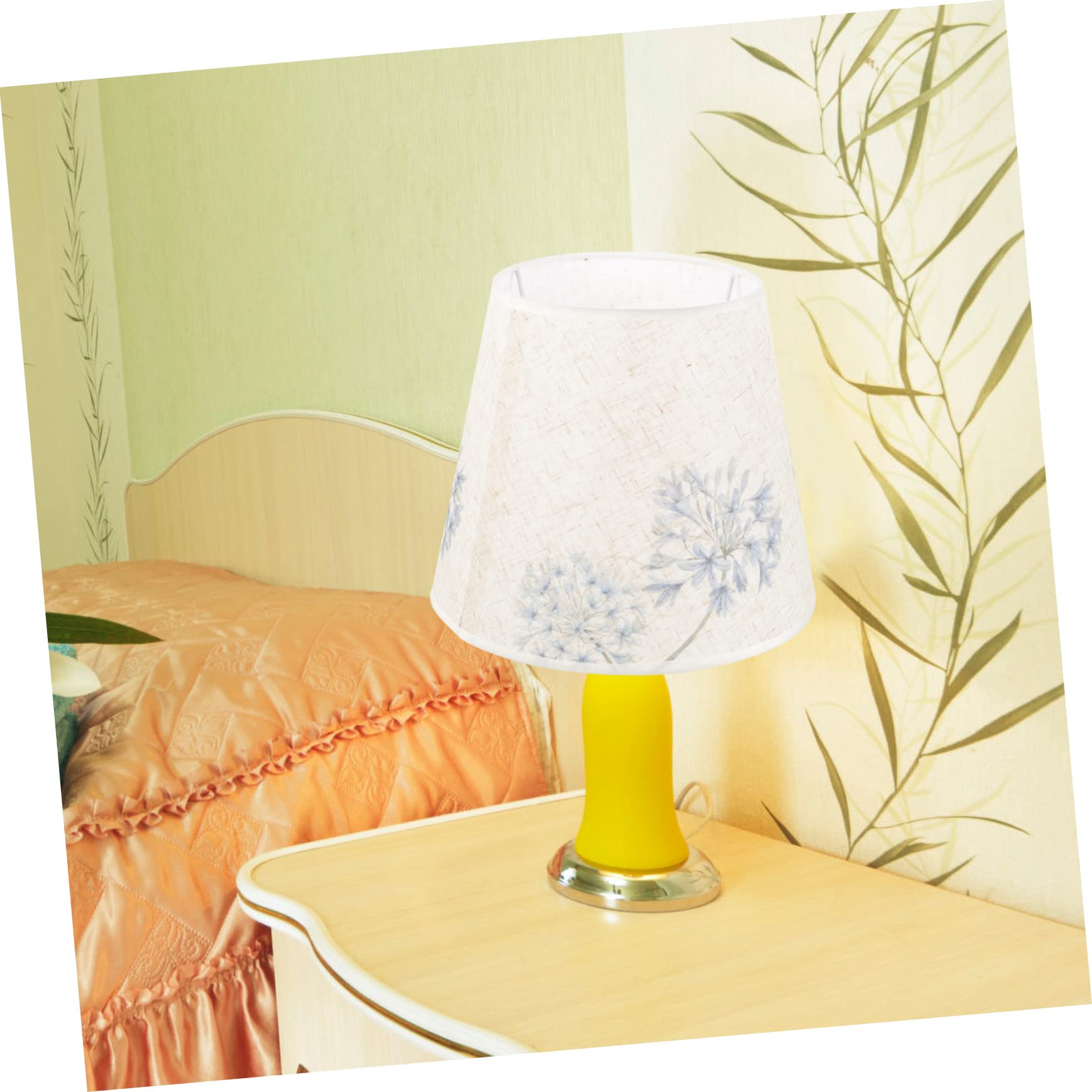 HOMSFOU Pantalla Luz De Mesa Azul Claro Lámpara Decorativa Pantalla Cubierta De Lámpara De Techo Plancha