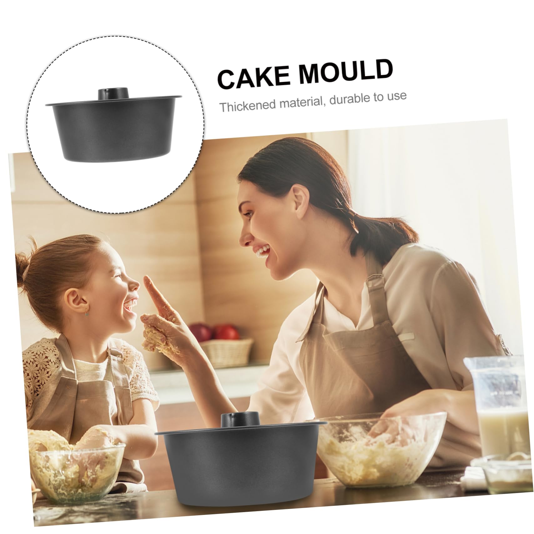 PRETYZOOM Molde Para Tartas De 3 Piezas Molde Nórdico Para Tartas Molde Para Hornear Gomitas Molde Para Pan De Estaño Molde Para Pan Con Fondo Extraíble Molde Para Pasteles Molde Para