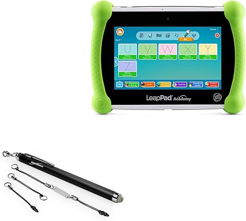 BoxWave Lápiz capacitivo compatible con Leapfrog LeapPad Academy - EverTouch - Lápiz capacitivo de punta de fibra, color negro azabache