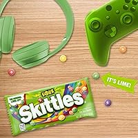 Vista 5 de Skittles Caramelos con sabor agrio, 1.8 onzas