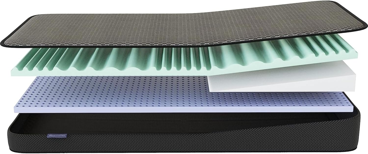 Pharmaflex Topper 140 x 200 cm with AntiReflux Tilt Orthopaedic Memory