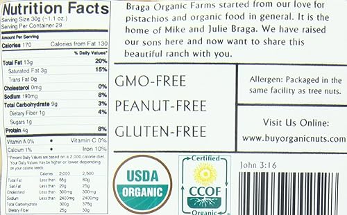 Miniatura 2 de Anacardos Braga Organic Farms de 2libras