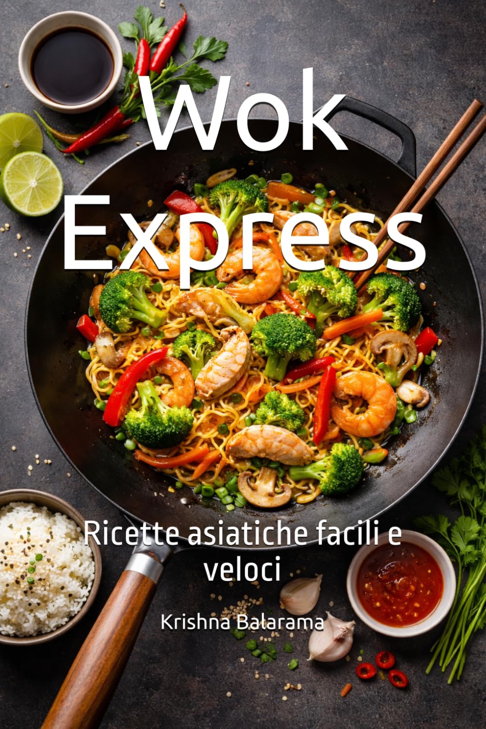 Wok Express: Ricette asiatiche facili e veloci (Cucina con Krishna)