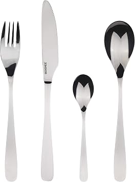 Bergner Q3483 24-Piece Stainless Steel Cutlery Set