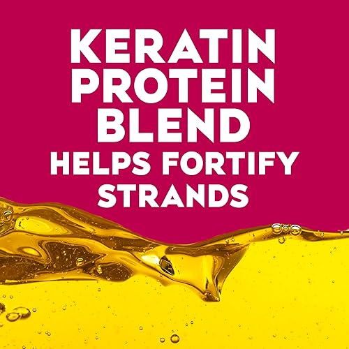 Miniatura 4 de OGX Acondicionador antiencrespamiento y fortalecimiento de aceite de queratina para cabello dañado y puntas abiertas con proteínas de queratina y