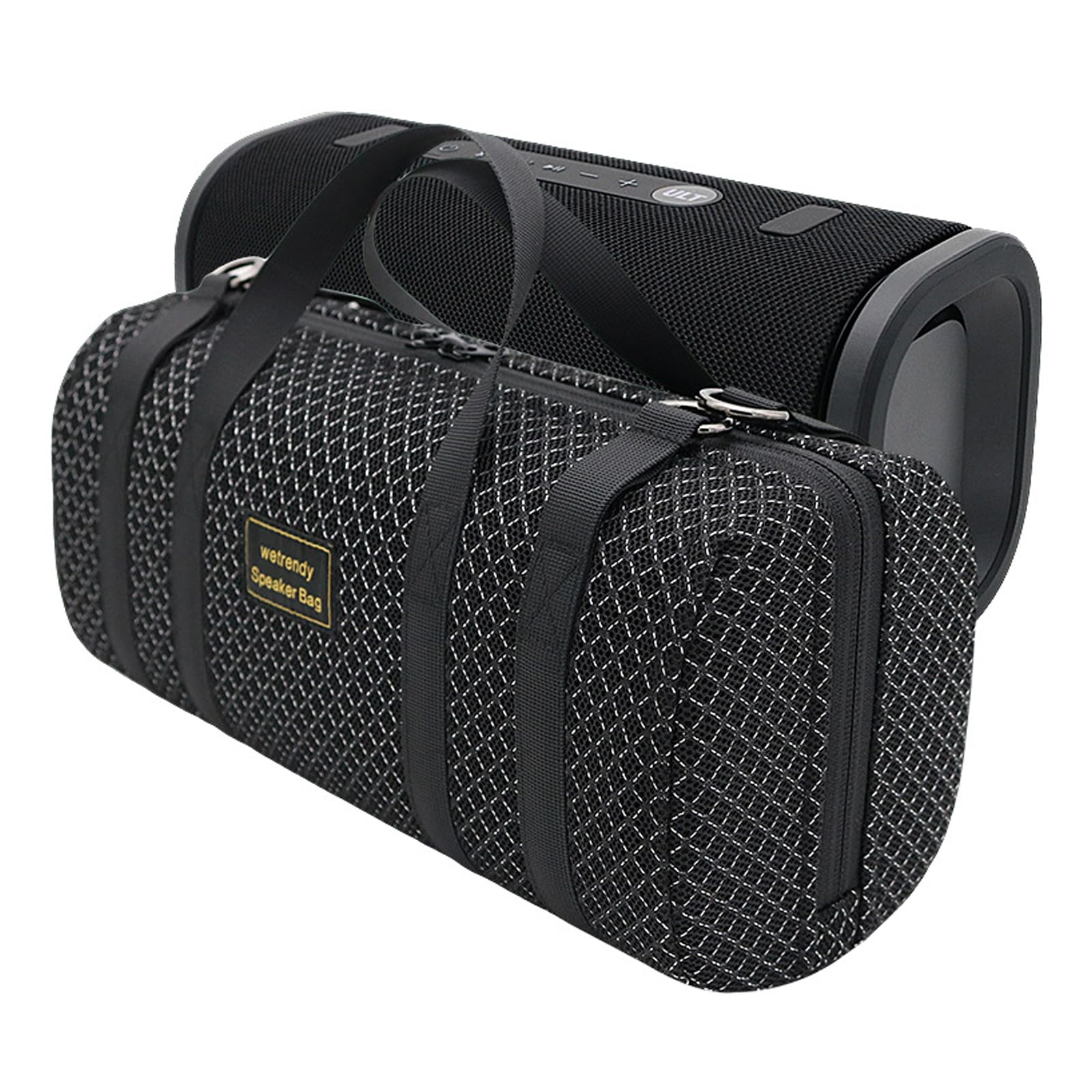 COOLHOOD Bolsa de almacenamiento compacta de viaje para altavoz portátil FIELD 5 con asas reforzadas, bolsa de viaje para altavoz con asa