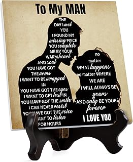 Boyfriend Gifts, Boyfriend Birthday Gifts, Gifts for Him Boyfriend, Anniversary for Him Gifts, Presents for Boyfriend Acrylic Plaque