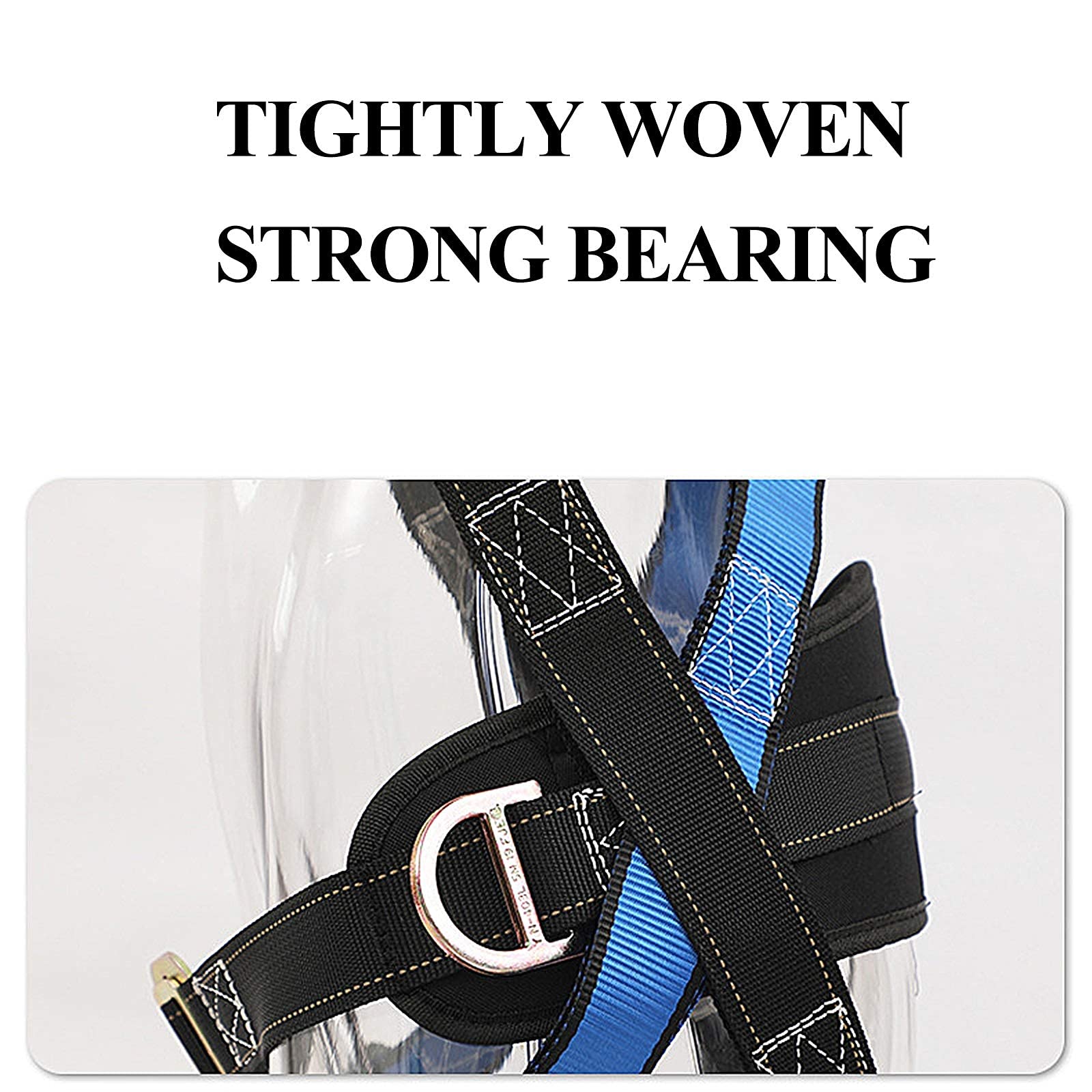 SwaYve Arnés de Seguridad para Detención de Caídas, Arnés de Escalada de Cuerpo Completo, Kits de Arnés de Seguridad, Kit de Arnés de Seguridad para Protección Contra Caídas de Montañismo