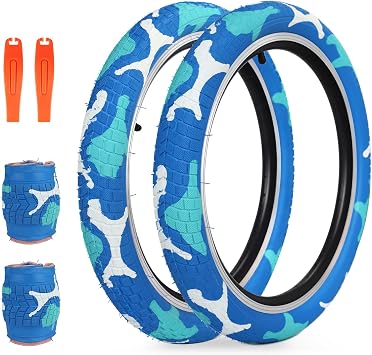 ZUKKA 20 x 2.125 Bike Tire 20 Inch Tires Kids Bike Tire Folding Replacement Tire for Kids Bike MTB Mountain Bike