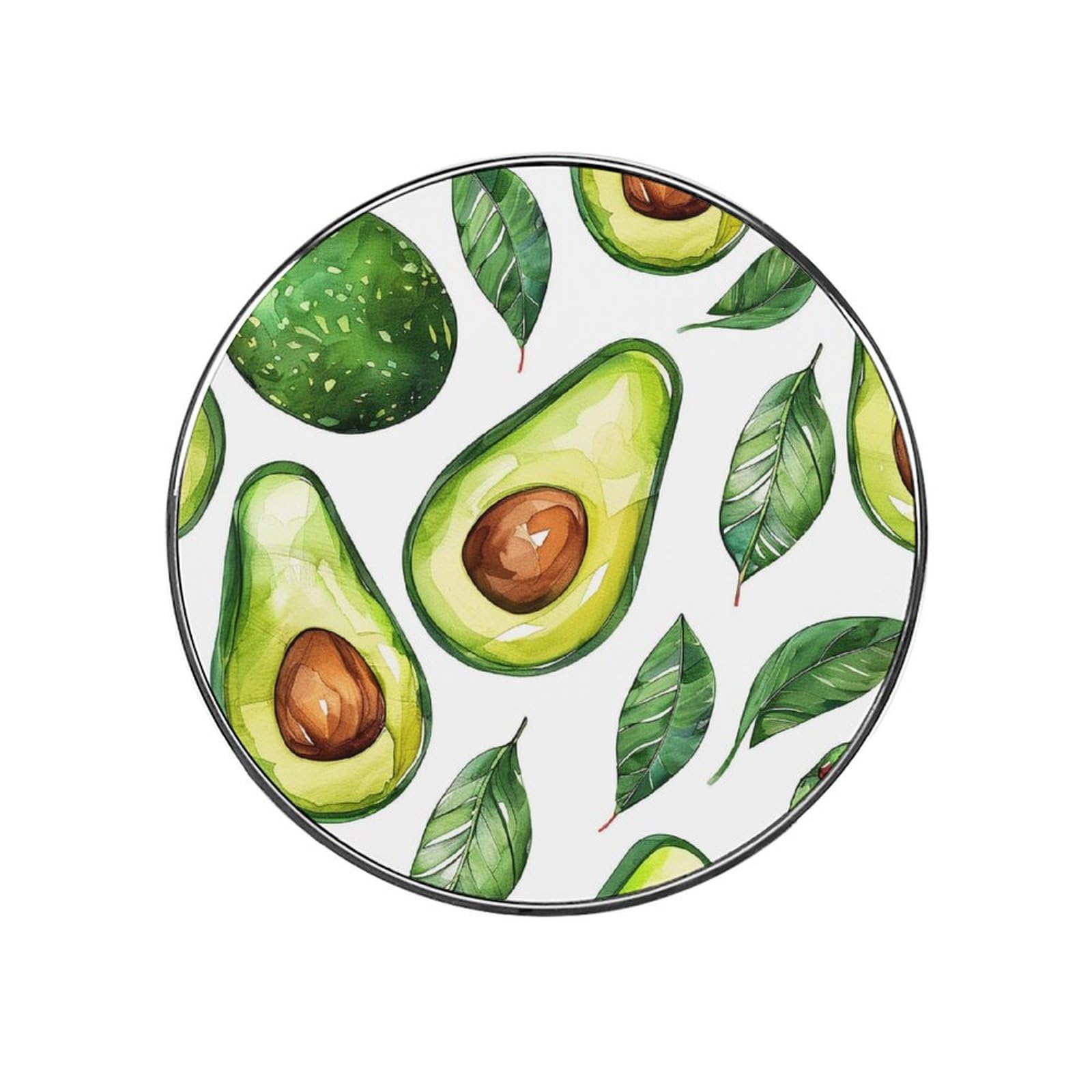 Fridge Magnets Waterproof Heavy Duty Small Strong Magnet Avocado And Leaves Refrigerator Magnets Cute Magnetic Locker Accessories Mini Decorative Magnet for Whiteboard Office Kitchen Decor